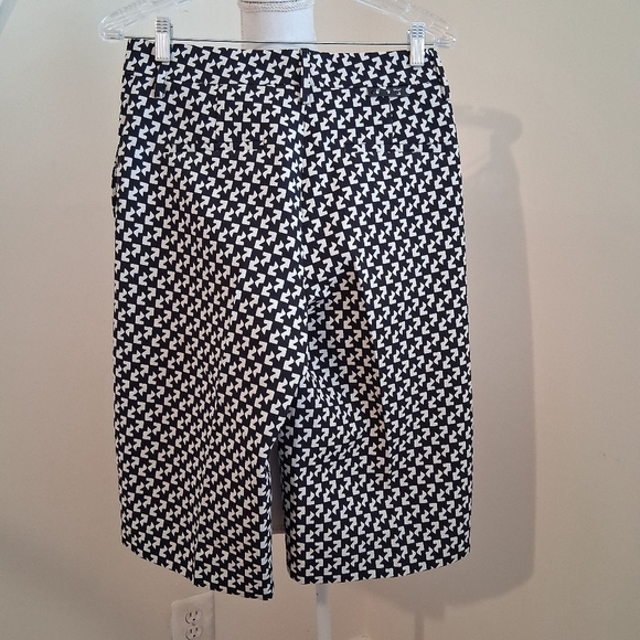 Off-White Formal Bermuda Shorts In Pop- Pattern Size 4 NWT - Picture 12 of 14